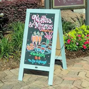 Deluxe Wooden Chalkboard A-Frame Kit