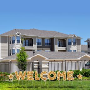 Lawn Letters - Welcome with Stars