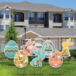 Lawn Letters - Elegant Easter Icons