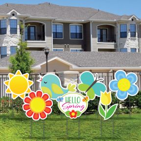 Lawn Letters - Spring Icons