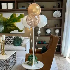 Reusable Balloon Tabletop Kit - Adhesive Base - Glitter Collection