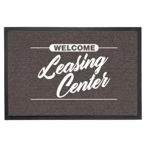 Outdoor Mats - Welcome Leasing Center - 2'x3'