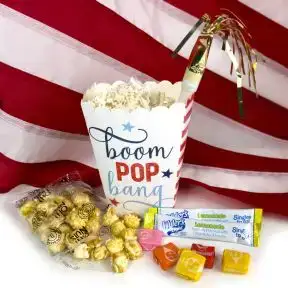 Patriotic Caramel Popcorn Gift Set