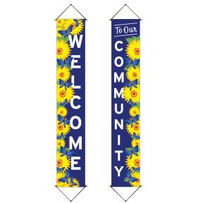 Happy Butterfly Porch Banner Set