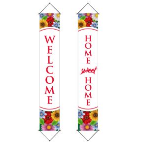 Flower Medley Porch Banner Set