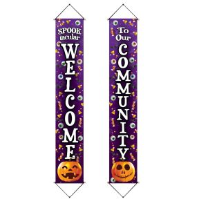 Spooktacular Welcome Porch Banner Set