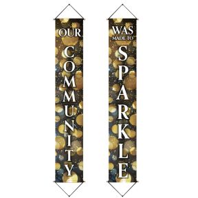Community Sparkle Porch Banner Set