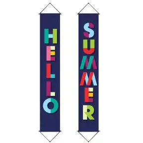 Bright Letters Porch Banner Set