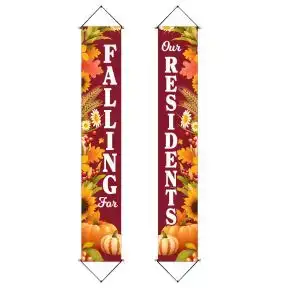 Autumn Harvest Porch Banner Set