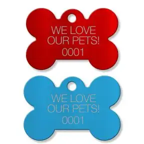 Bone-Shape Dog Tags