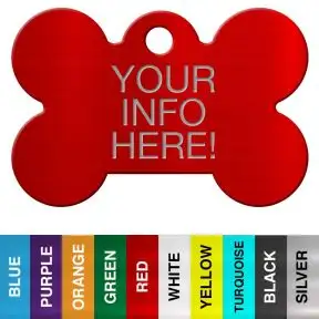Customized Bone-Shape Dog Tags