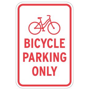Parking Signs - "Bicycle Parking Only"