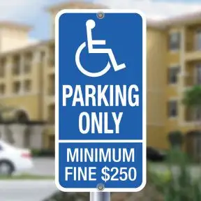 Handicap Parking Signs - California 