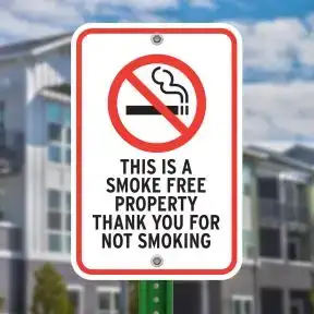 No Smoking Signs - "Smoke Free Property"