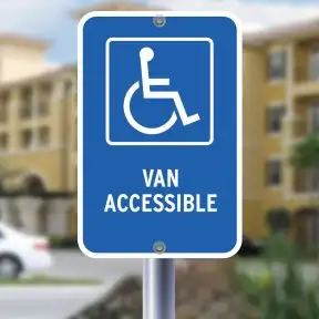 Handicap Parking Signs - "Van Accessible"
