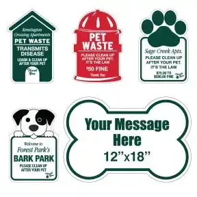 Custom Die-Cut Signs - 12" x 18"