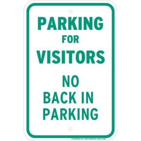 Custom Parking Signs - "Parking for Visitors"