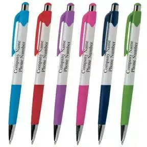 Custom Pens - Tropical and White with Grip