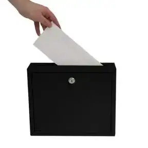 Multipurpose Indoor Drop Box - Black
