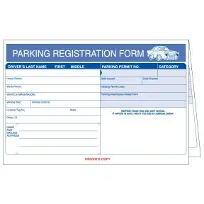 Parking Registration Form