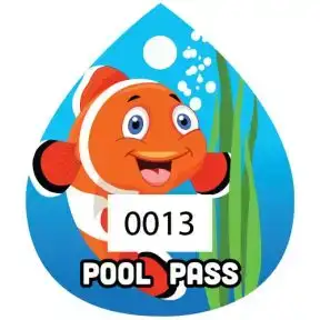 Pool Pass - Happy Fish - Water Drop