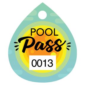 Pool Pass - Hello Summer - Water Drop 