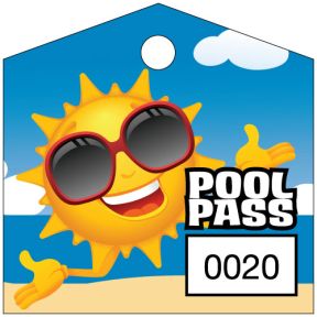 Pool Pass - Fun Sun - House Shape
