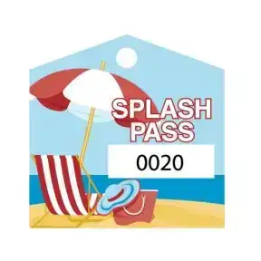 Splash Pass - Fun on the Beach - House Shape