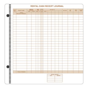 Pegboard Journal - Daily Journal for Pegboard Receipt Systems