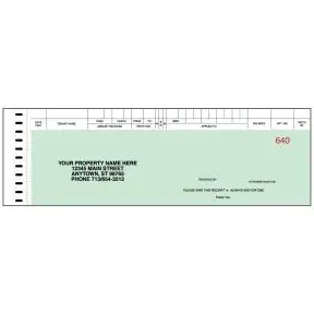 Rent Receipts for Pegboard Systems