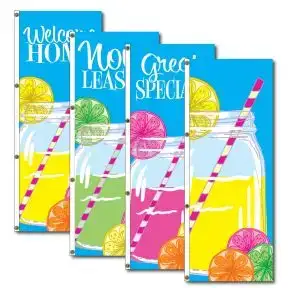 Vertical Flags - Mason Jars