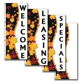 Vertical Flags - Autumn Magic