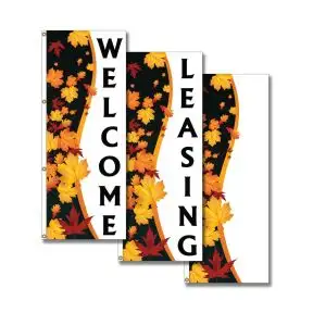 Vertical Flags - Autumn Magic