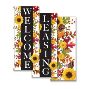 Vertical Flags - Fall Spirit