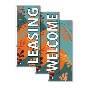 Vertical Flags - Fall Motif