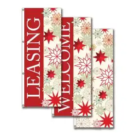 Vertical Flags - Stylish Stars