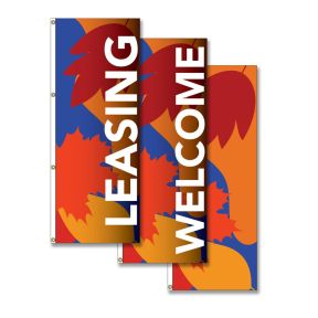 Vertical Flags - Autumn Art 
