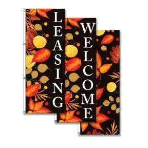 Vertical Flags - Electric Autumn 