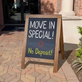 Budget Small Wooden Chalkboard A-Frame