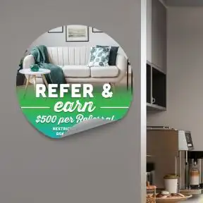 Full Custom Wall Decals - 12" Circle