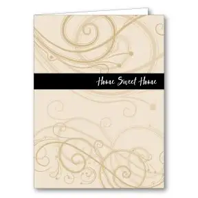 Welcome Folder - Home Sweet Home Swirl