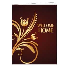 Welcome Folder - Gold Flourish