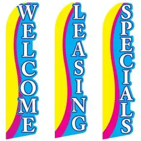 3D Wave Flags - Tropical Wave