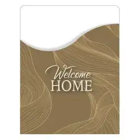 Welcome Folder Sleeve - Gold Elegance