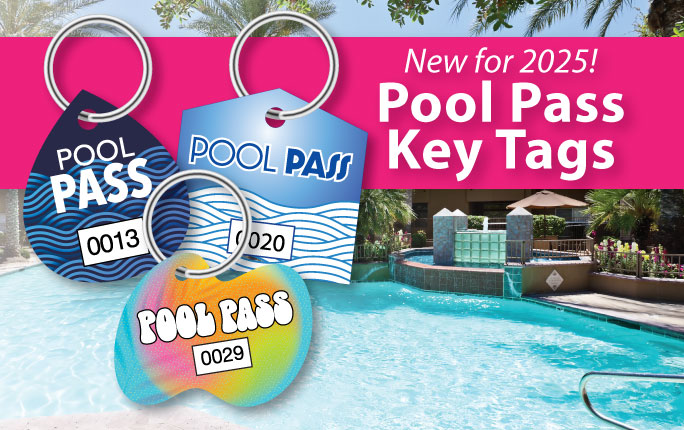 Shop our selection of new and in stock Pool Pass Key Tag Kits – as low as $0.89!