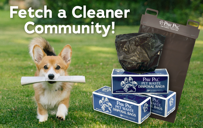 Fetch a cleaner community this Fall with pet waste bags for property management.
