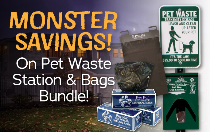 Bundle Value Deals Monster Savings on 5 Metal Pet Waste Stations & 15,000 Pet Waste Bags Bundle Deal!